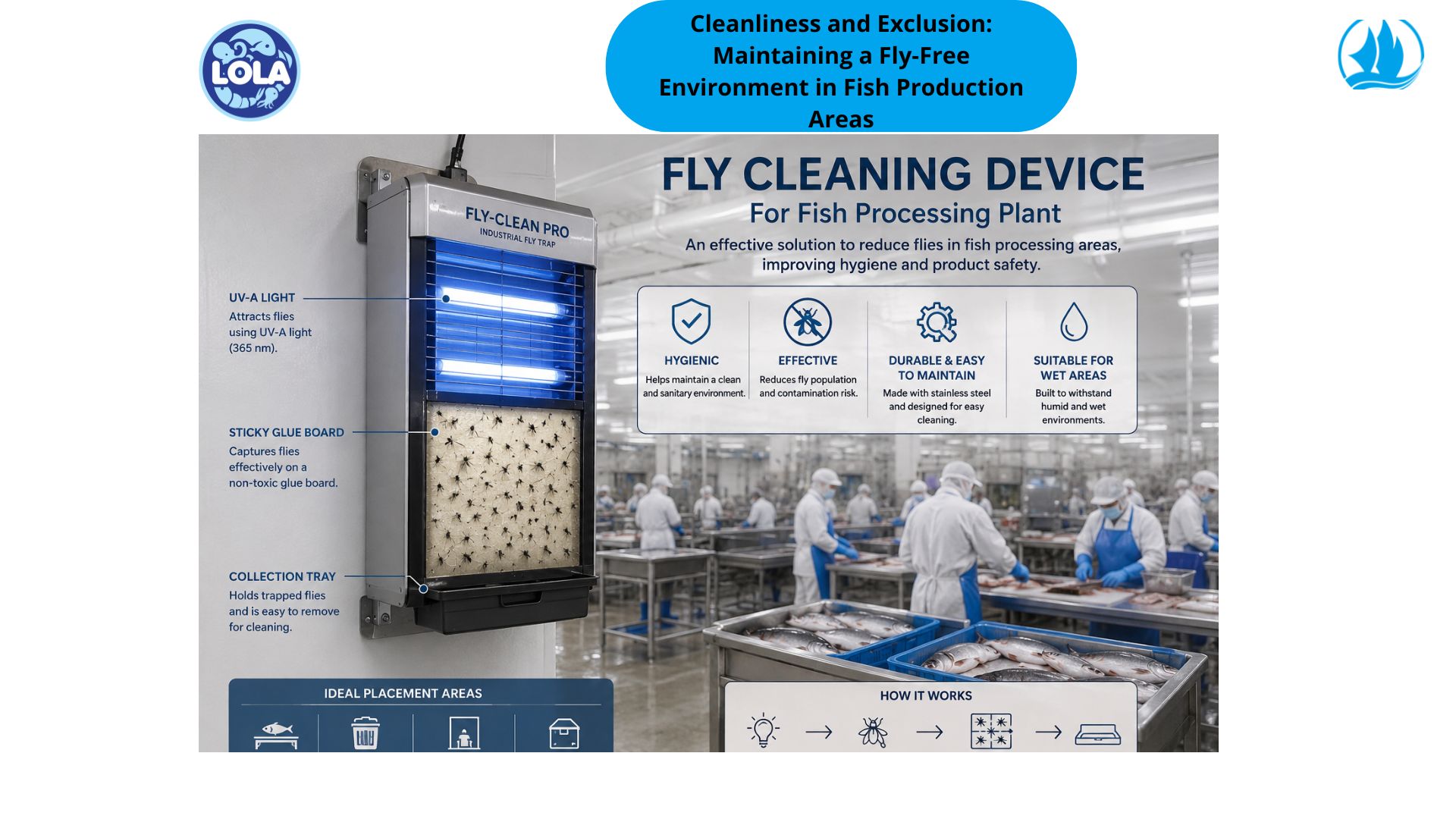 Cleanliness and Exclusion: Maintaining a Fly-Free Environment in Fish Production Areas